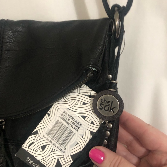 The Sak Leather Black Crossbody Bag - Picture 3 of 13